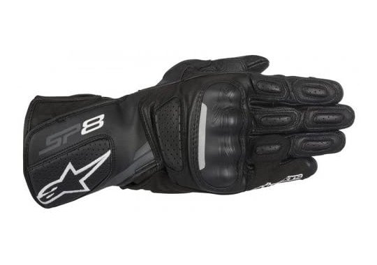 alpinestars mens sp 8 v2 leather motorcycle gloves