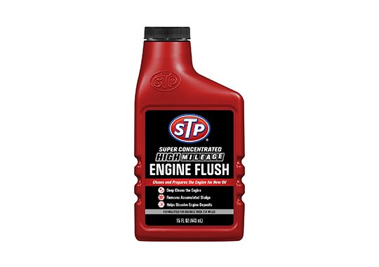 stp high mileage engine flush formula